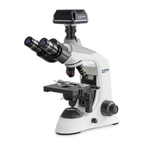 Kern Microscopio digital, OBE 134C825, HF, digital, 1,25 Condensador de Abbe, fijo, USB 2.0, 40x-1000x, DIN, Dl, 3W LED, 5,1 MP