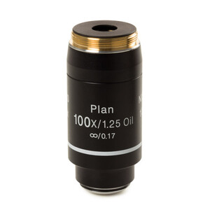 Euromex Objective, AX.7200, Infinity EIS 60 mm, plan PLi S100x/1.25 oil, M25, 0.3 mm