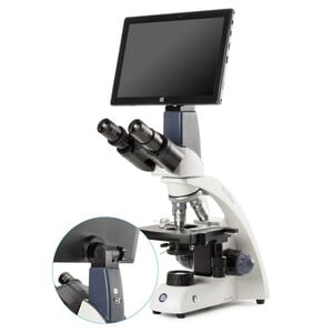 Euromex Microscoop BioBlue, BB.4260-T, bino, Tablet SMP, 4/10/S40/S100x, mechanische tafel, 1 W NeoLED