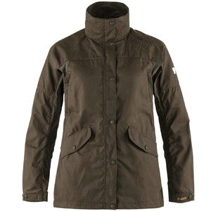 Fjällräven Chaqueta Forest Hybrid W, 633 Dark Olive, L