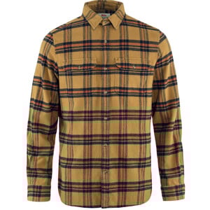 Fjällräven Camisa de franela pesada Övik M, 232-215 marrón alforfón-hoja de otoño, S