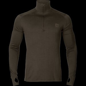 Härkila Base All Season halve rits Shadow bruin , XL