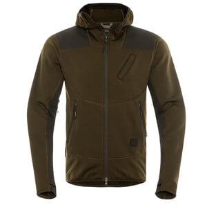 Härkila Deer Stalker Fleece Hoodie, Willow green/Shadow brown, size XL