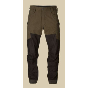Härkila Pantalones de cuero Driven Hunt HWS, verde sauce/marrón sombra, talla 48