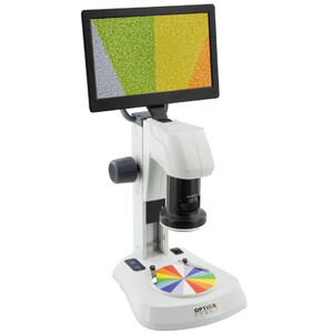 Optika, Microscoop, SFX-85V, Digitaal zoomen, 9" monitor, 8x-54x, LED, invallend en doorgelaten licht