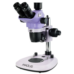 MAGUS Microscopio stereo zoom 8T 6.5x-55x trino Greenough 3W LED