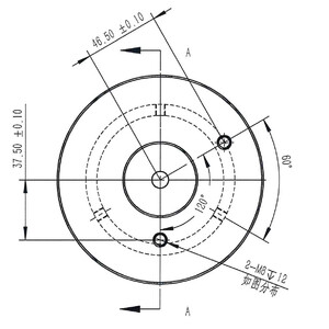 Omegon Vixen mounting adapter 45 mm for Pro column