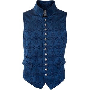 Rettl Kaiser Franz Josef Triscele waistcoat, blue, size 54