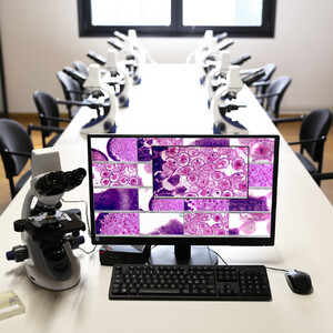 Optika Microscope -WI-LEARN Package 1 Teacher + 8 Student Stations