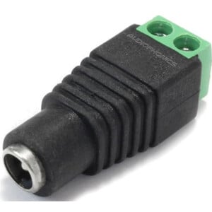 Pierro Astro 5,5/2,1 mm-aansluiting op schroefklem