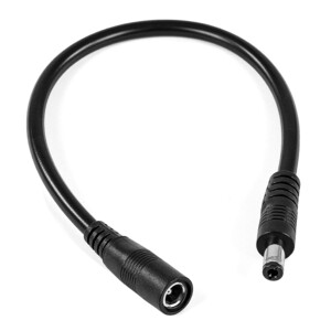 Omegon Cable Adapter 5,5-2,1 (hembra, pin) - 5,5-2,5 (macho)