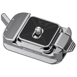 Leofoto Fast coupling QF-02+QP-38 silver