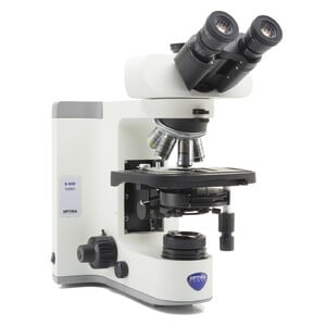 Optika Microscope B-810BF, trino, HF, infinity, plan, 40–1000x, LED