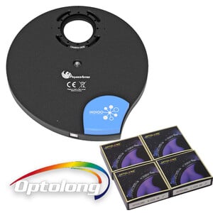 PegasusAstro Ruota portafiltri Indigo + filtri LRGB Optolong da 2"