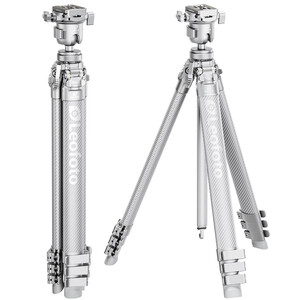 Leofoto Carbon tripod AZ-204C+MBH-30 Azure Full Silver