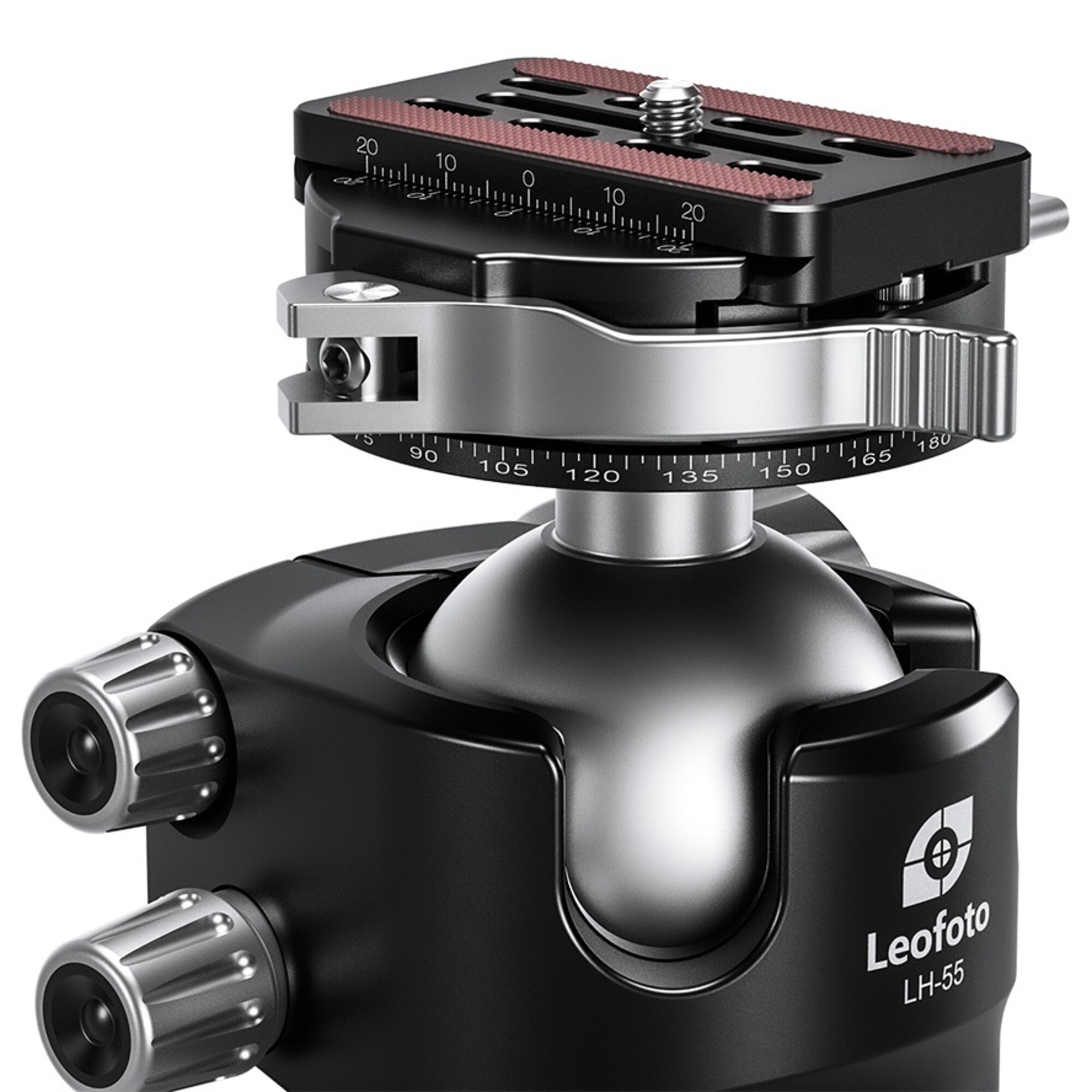 thumbnail image 2 of Leofoto LH-55 55mm Ball Head With Arca-Swiss Quick Release Plate 2 of 3