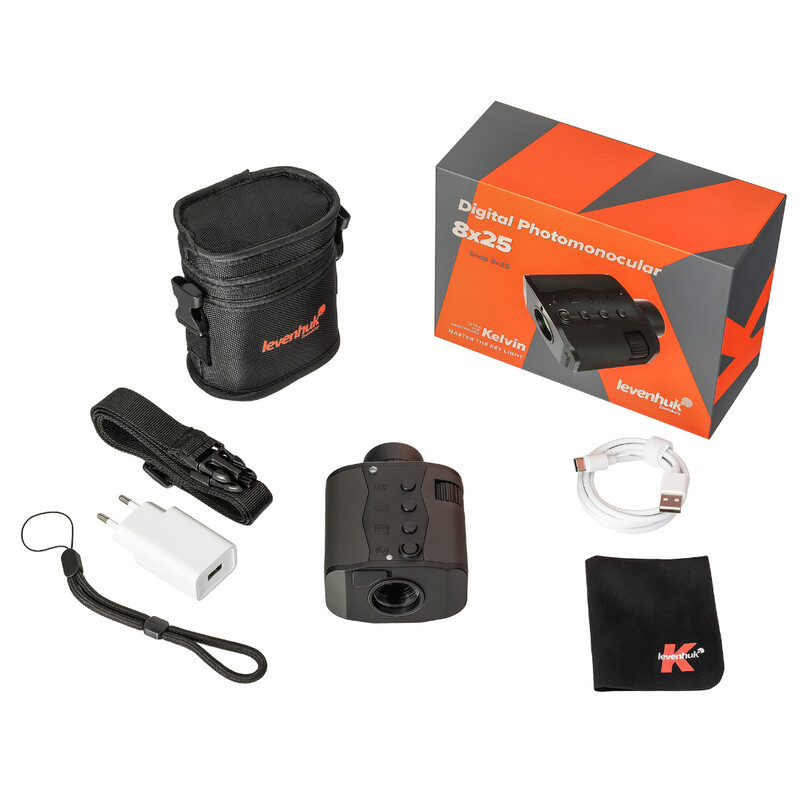 Levenhuk Monocular Monokular Kelvin Snap Digital 8x25
