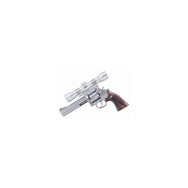 Weaver Zielfernrohr Handgun 4x28, silber, Duplex Absehen