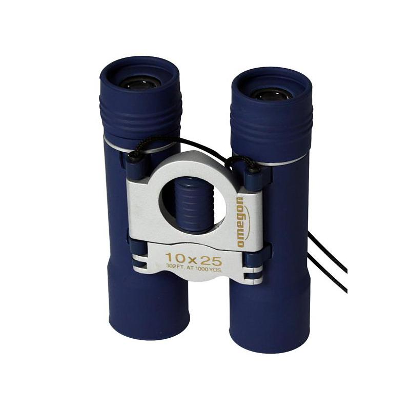 Omegon Binocolo Pocketstar 10x25, blu