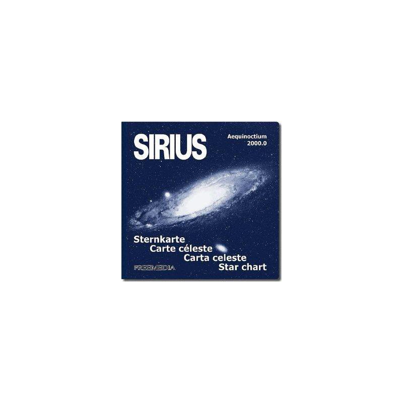 Freemedia Star chart Sirius Carta celeste, grande