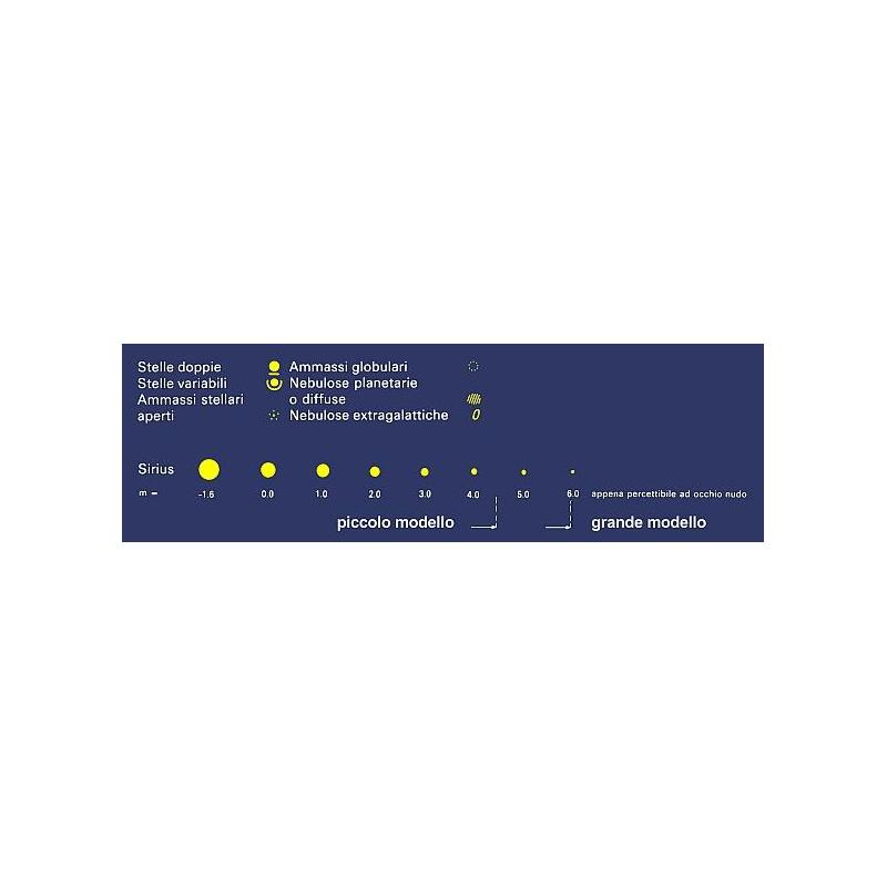 Freemedia Star chart Sirius Carta celeste, grande