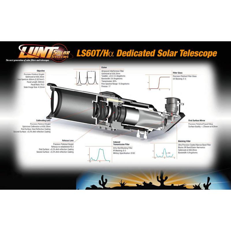Lunt Solar Systems Solar telescope Lunt ST 60/500 LS60T Ha B600 C OTA