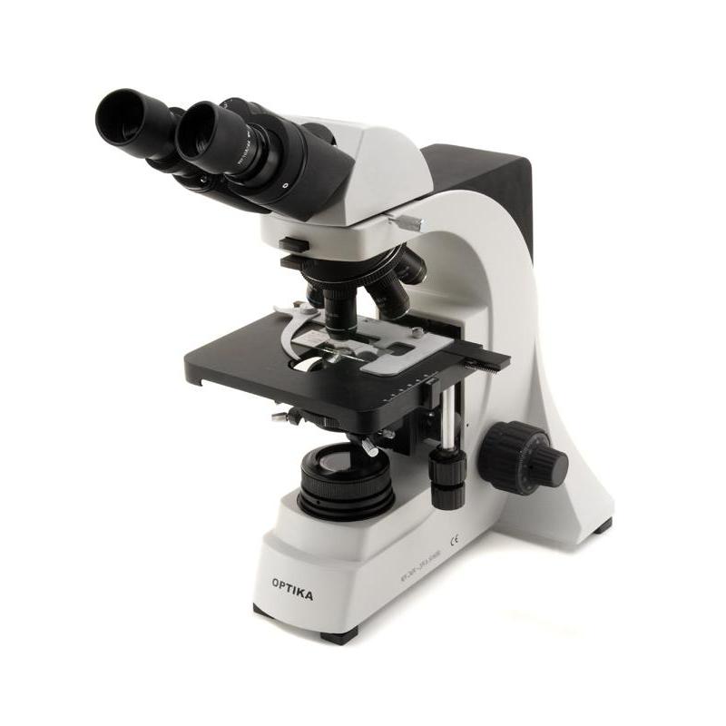 Optika Microscope B-500Bsp, binocular, 40 - 1000x, semi-plan objectives, halogen lamp