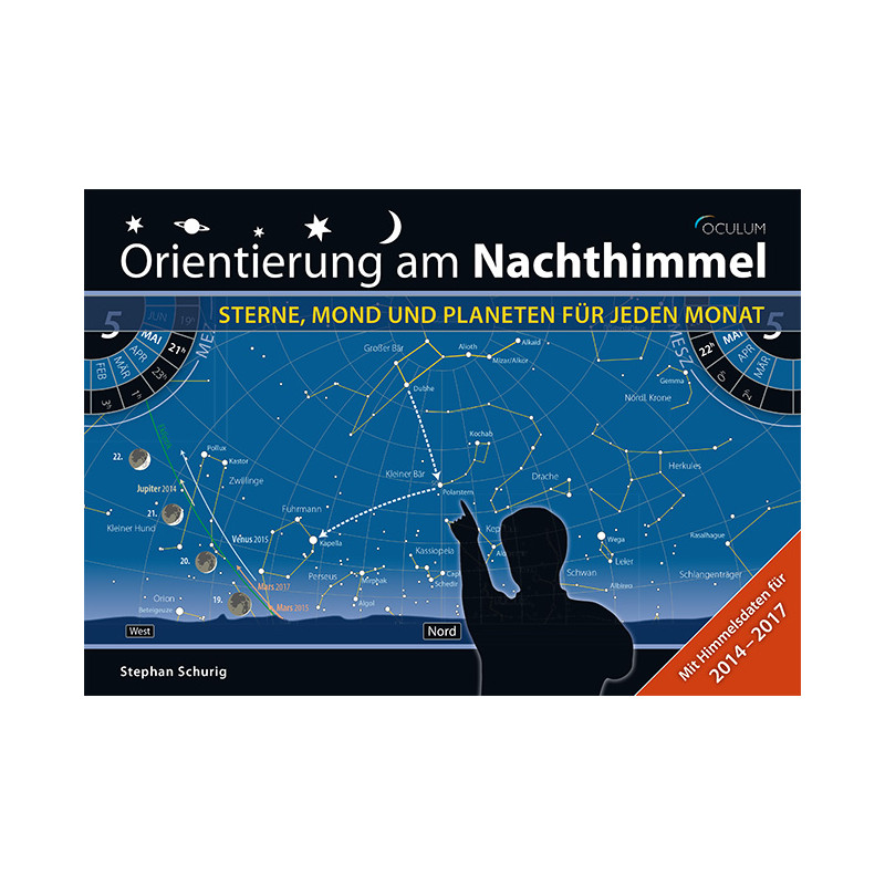 Oculum Verlag Star chart Orientierung am Nachthimmel book