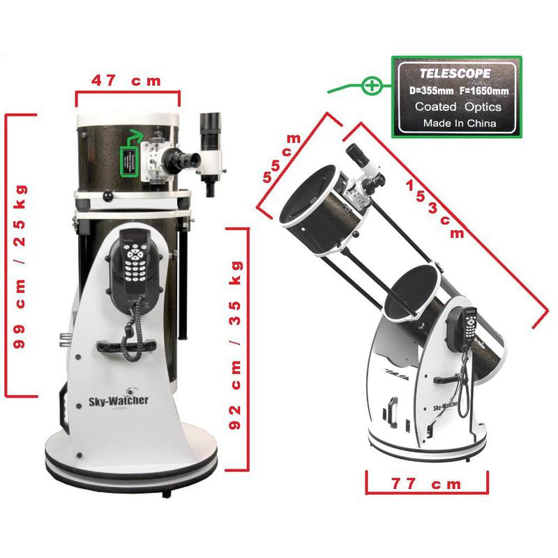 Skywatcher Dobson telescope N 355/1600 Skyliner FlexTube BD DOB