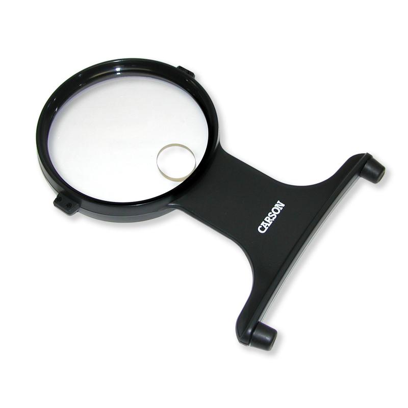 Carson Optical Magnishine Hands Free LED Lighted 2X Magnifier : around the  neck magnifier for arthritis