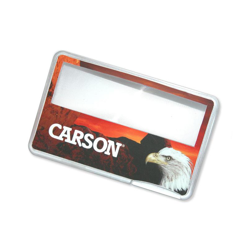 Carson Magnifying glass LED MagniCard 2x