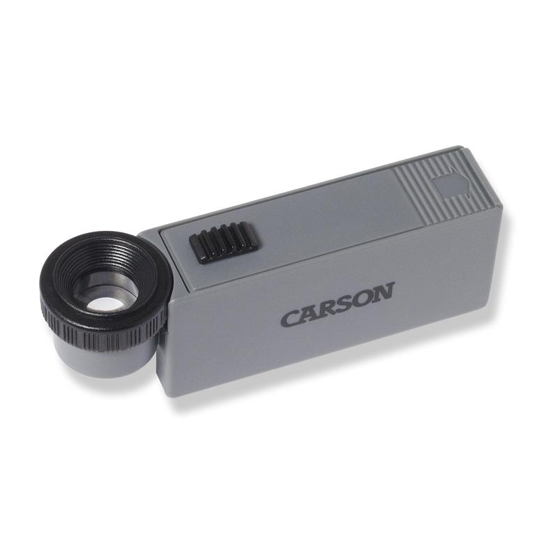 Carson MicroMag  beleuchtete 10x Lupe fokussierbar