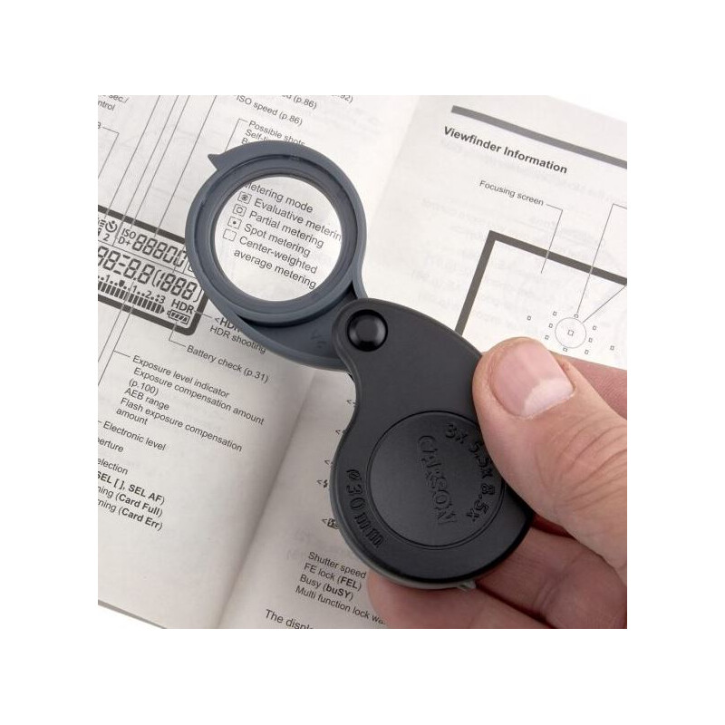 Carson Magnifying glass TriView 3x/5.5x/8.5x