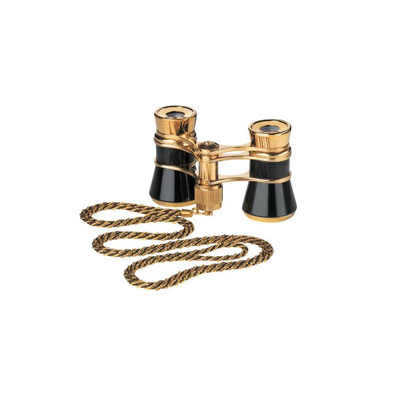 Eschenbach Opera glasses Glamour 3x25 black-gold with chain