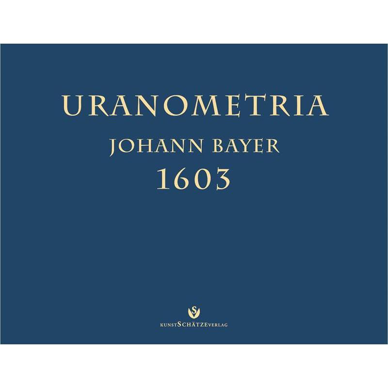 KunstSchätzeVerlag Uranometria by Johann Bayer book with accompanying book, German