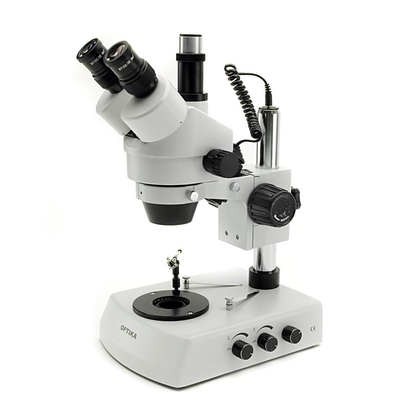 Optika SZM-GEM-2,  trinoculare stereo zoom da gemmologia