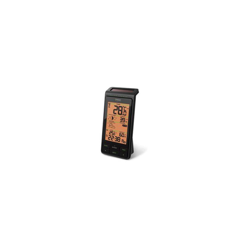 Oregon Scientific Wireless solar weather station with weather alarm and moon phases BAR808HG