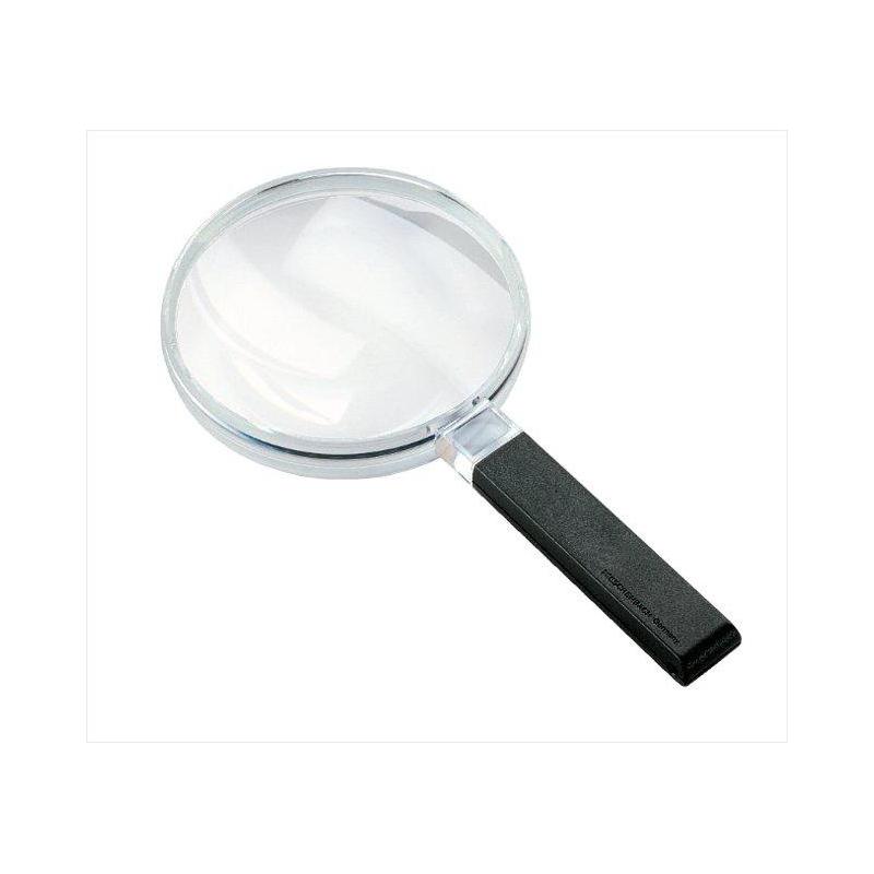 BUSATIA Magnifying Glass 30X, 18LED Handheld Large Magnifying Glass with  light, 100mm/4in Glass Magnifier with 3 Modes, Illuminated Magnifying Glass  for Reading, Hobbies (White + Black) – BigaMart