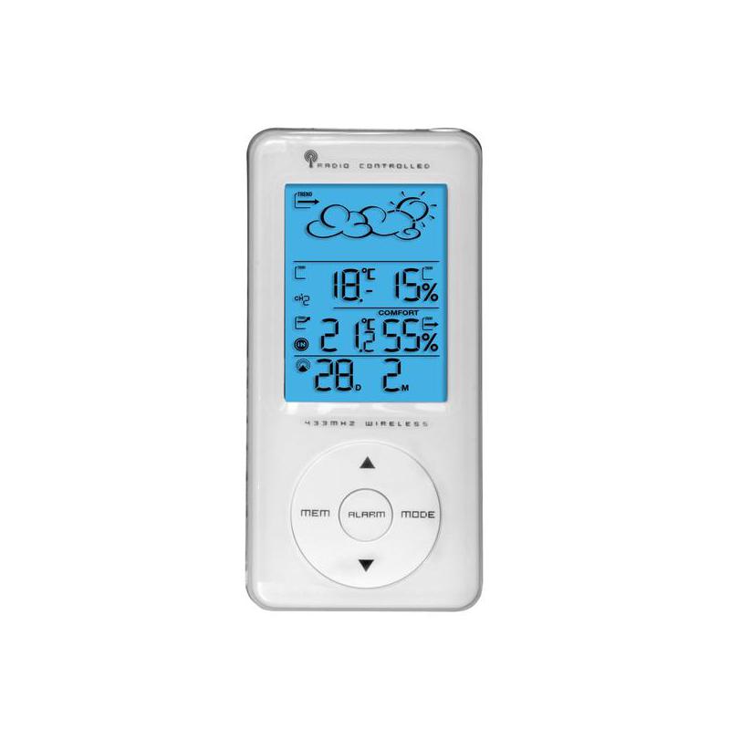 BRESSER Radio controlled colour weather station Neomeo