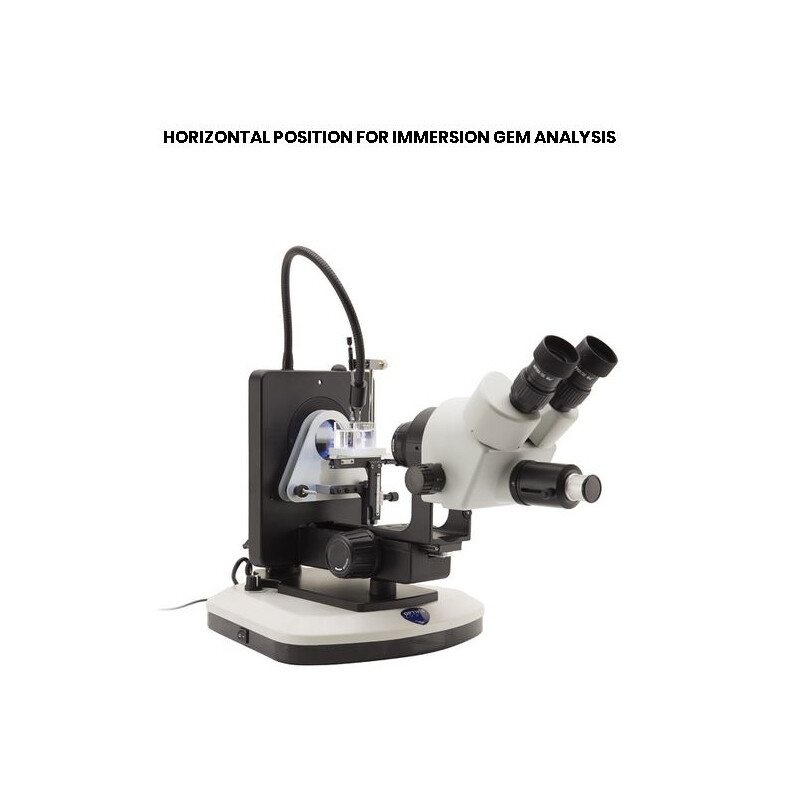 Optika Stereo zoom microscope OPTIGEM-1,bf, df, 5.7-45x, wd 110mm