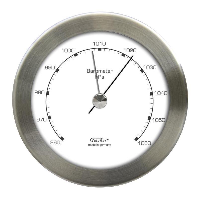 Eschenbach Weather station 528211 aneroid barometer, stainless steel