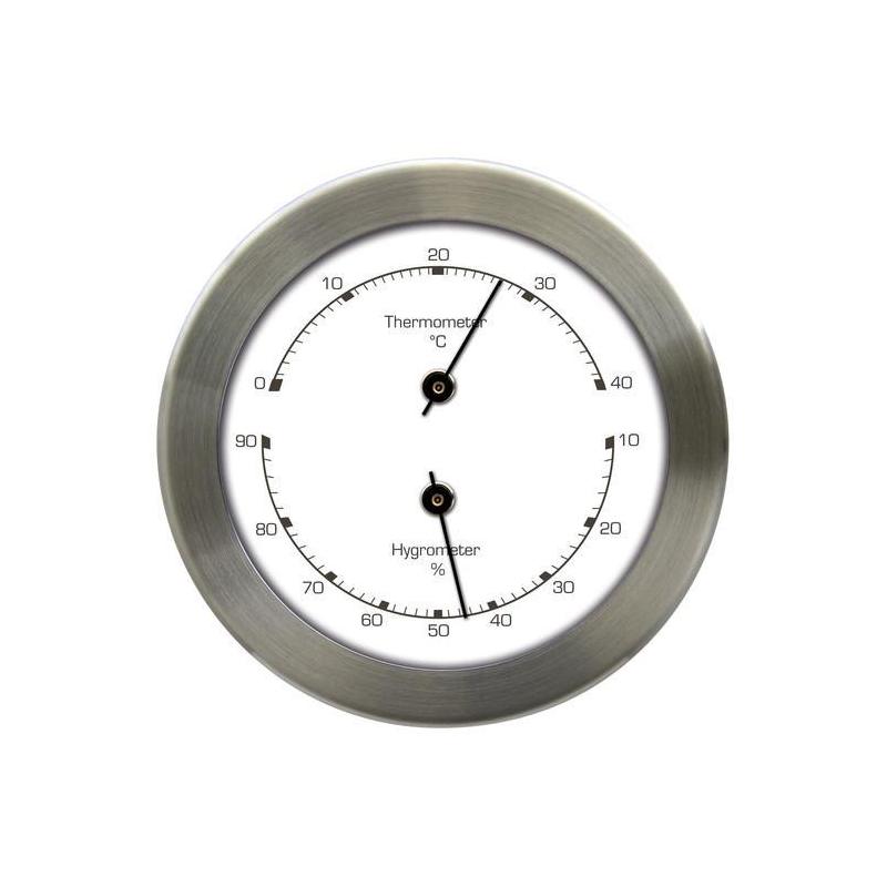 Eschenbach Weather station 528213 thermo-hygrometer, stainless steel