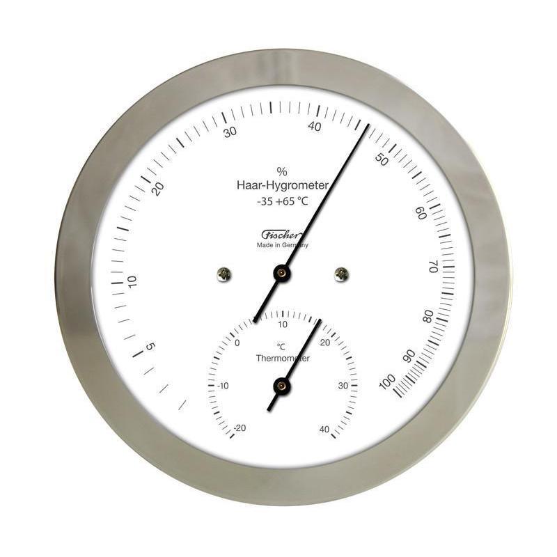 Fischer Weather station Hair-Hygrometer Stainless Steel