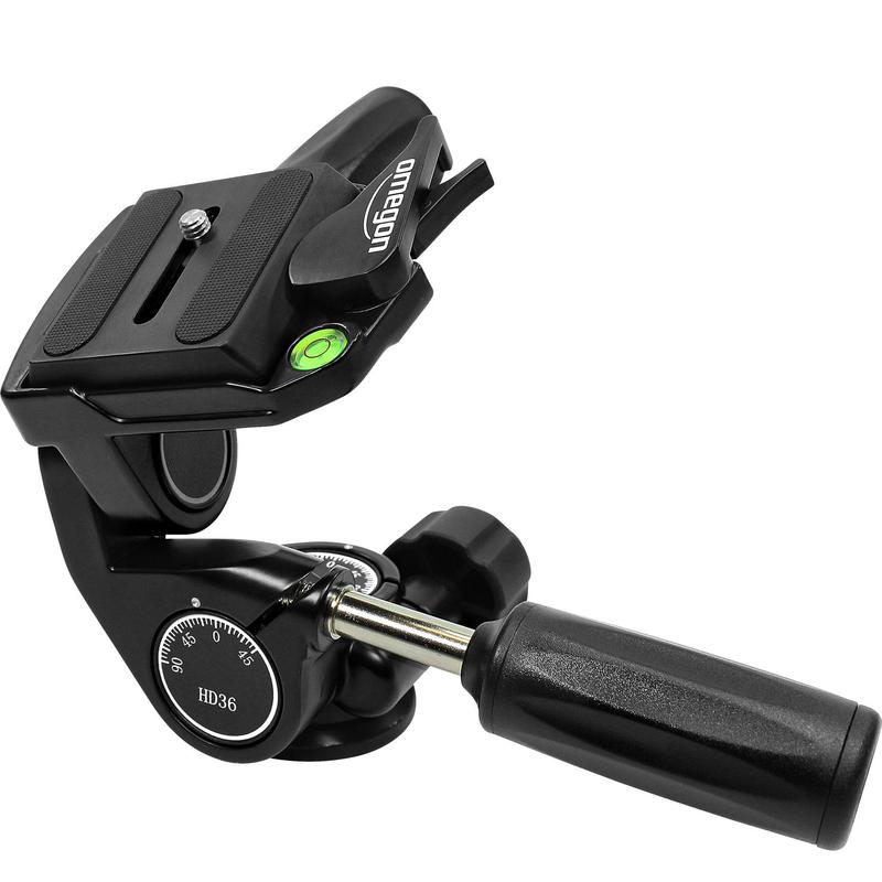 Omegon Testa panoramica per treppiede 3-Wege-Neiger Pro PD36