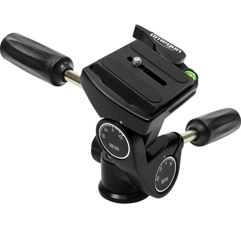 Omegon 3-way-panheads 3-way-panhead Pro tripod head PD36