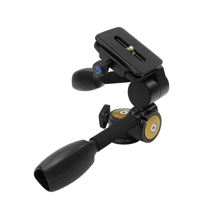 Omegon Treppiede-testa panoramica a 3 vie Pro PD80