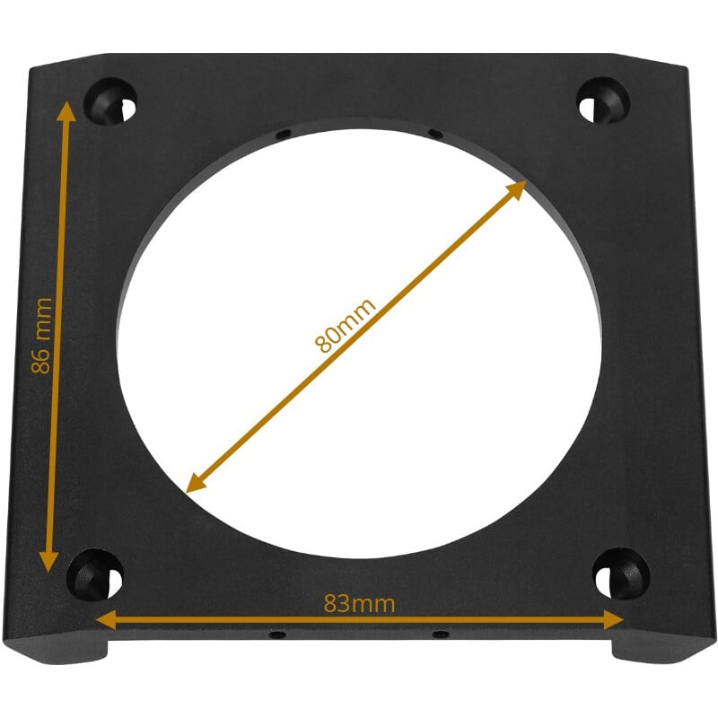 Omegon adapter for attaching a 2'' Crayford focuser to a Skywatcher OTA