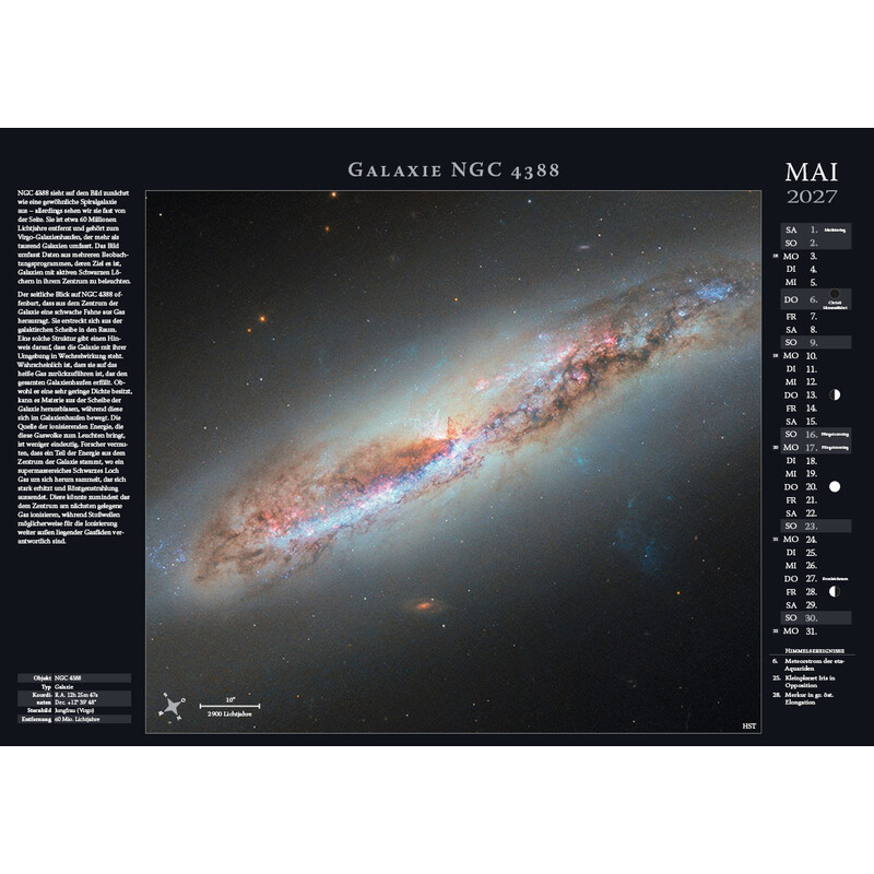 Astronomie-Verlag Calendario Weltraum-Kalender 2027