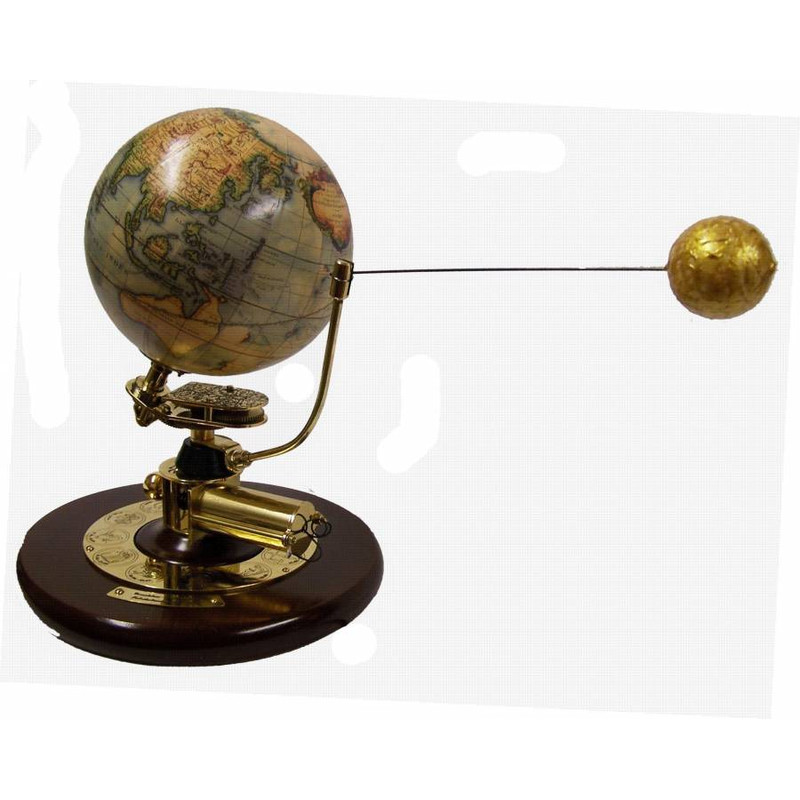 Special edition Earth-Moon orrery, in brass