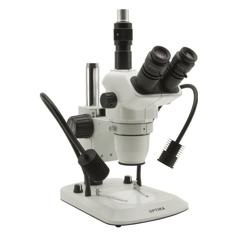 Optika SZN-6, trinocular, 7X-45X zoom, LED stereomicroscope